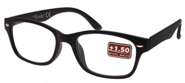 DR00208 Fekete olvasószemüveg